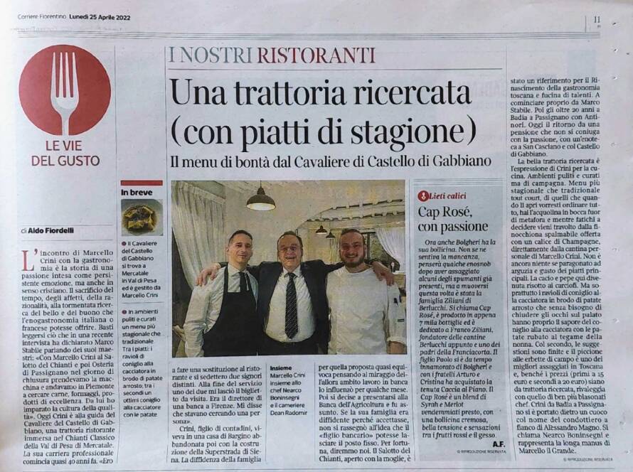 Una trattoria ricercata - Il Cavaliere di Gabbiano 3